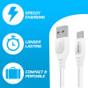 AA CHARGE-IT USB-C Cable-1M-White