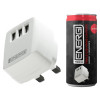 Tech Energi Triple USB Mains Charger 3.1Amp - White