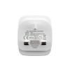 Tech Energi Triple USB Mains Charger 3.1Amp - White