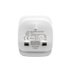 Loose Packed - Tech Energi Triple USB Mains Charger 3.1Amp - White