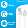 AA CHARGE-IT Premium USB-C Cable Supports Fast Charge - 1 Metre - White