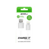 AA CHARGE-IT Premium 8 Pin Cables Supports Fast Charge & Sync for Apple Lightning devices - 1 Metre - White