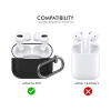 AA Airpods Pro 1/2 Charger TPU Silicone Case - Black