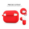 AA Airpods Pro 1/2 Charger TPU Silicone Case - Red