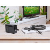 Tech Energi 38W USB-A (QC 18W) USB-C (PD 20W) Dual Travel Mains Charger - Black