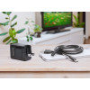 Tech Energi Eco 38W USB-A (QC 18W) USB-C (PD 20W) Dual Travel Mains Charger - Black