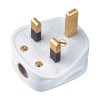 AA Replacement 13A Fused UK Plug - White