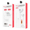 VD iPhone 8 Pin Earphones With Mic - EAR002 - White