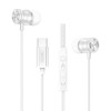 XO USB-C Earphones With Mic - White