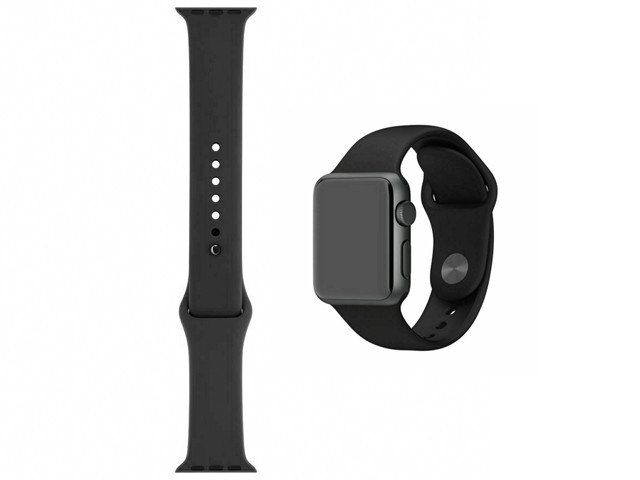 Black apple watch strap 40mm sale